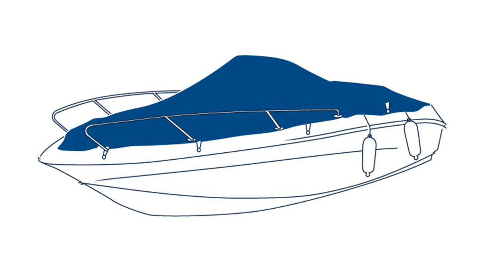 Afdekzeil, model met ogen